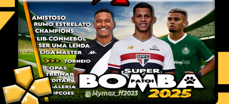 Bomba Patch Mymax PPSSPP Android – Versão Agosto 2025/2026