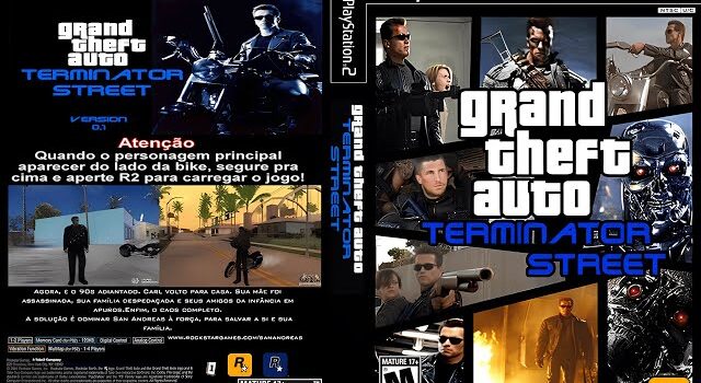 🔥 NOVO GTA: TERMINATOR STREET – PS2 🔥