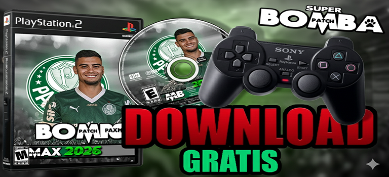 NOVO BOMBA PATCH 2026: Reviva o PS2 no seu Android LISO e GRÁTIS!