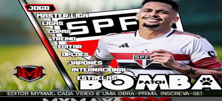 BAIXAR BOMBA PATCH 100% ATUALIZADO PES 2026 OUTUBRO PS2 COMERA NOVA LONGA!